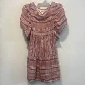 Maeve by Anthropologie Boho Patterned Dress